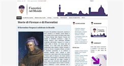 Desktop Screenshot of fiorentininelmondo.it